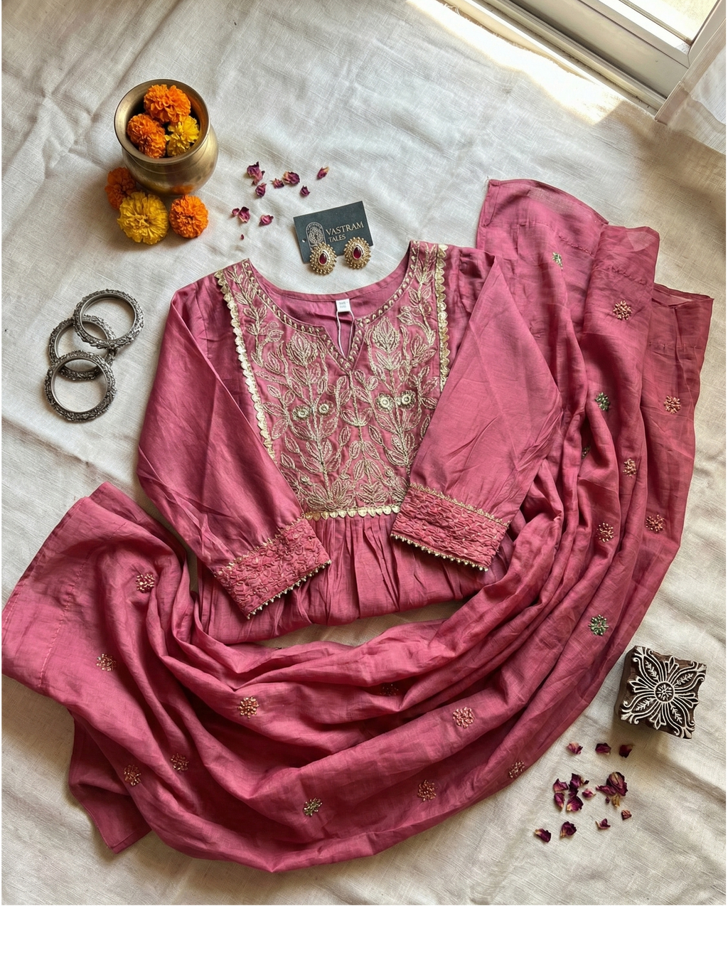 Gulab Zari Anarkali