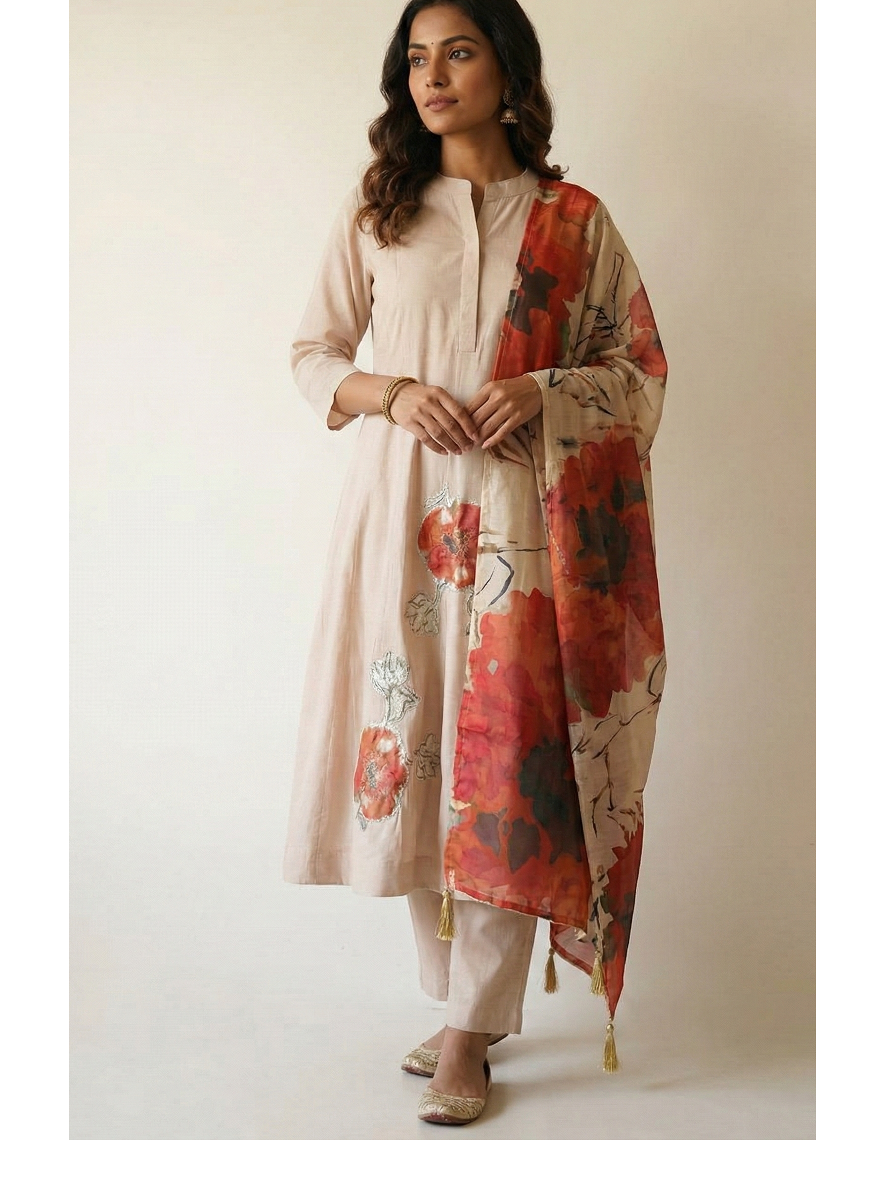 Beige Blush & Blooms