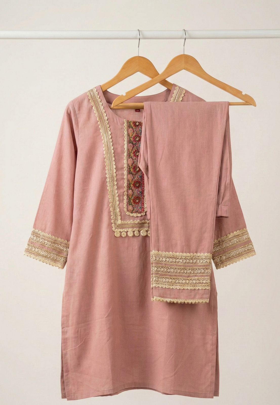 Boho-Chic in Dusty Rose  Cord set