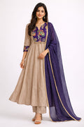 Beige–Neeli Kurta Set