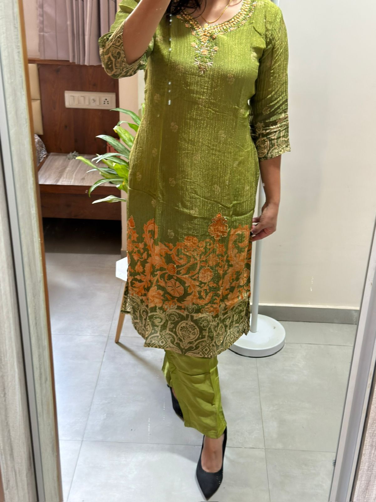 The Olive Zari Fusion Set