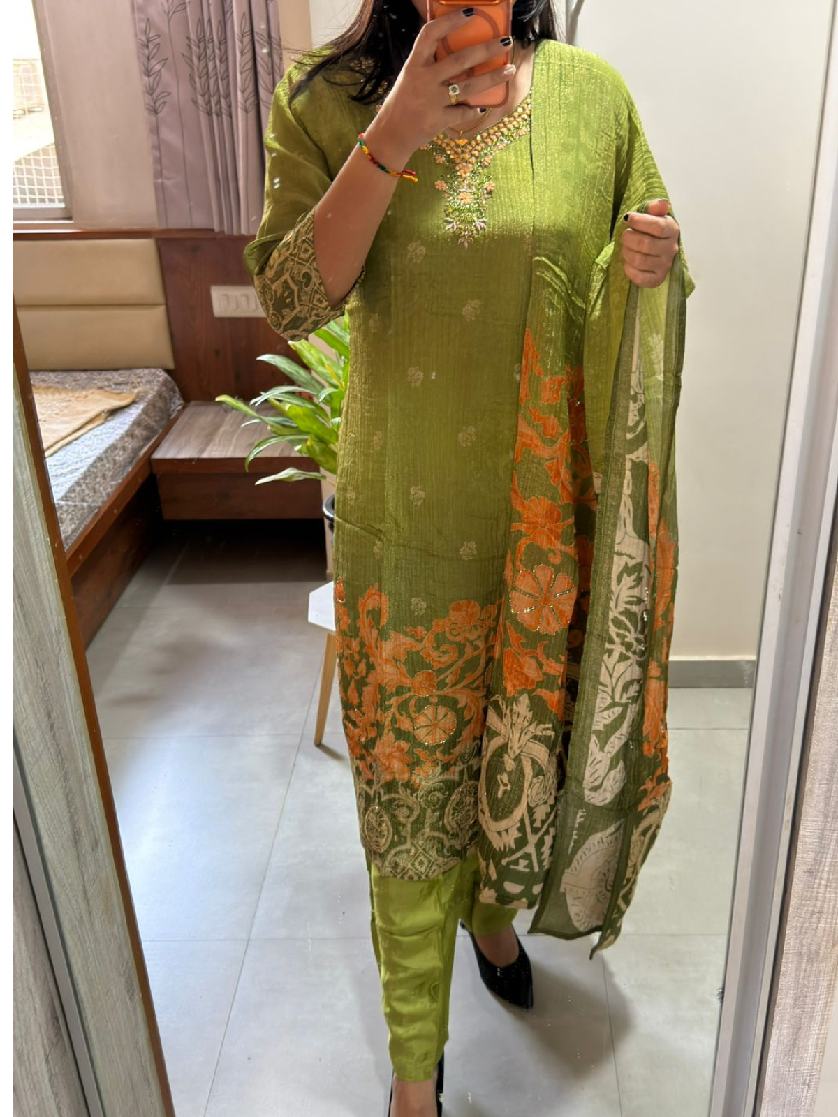 The Olive Zari Fusion Set