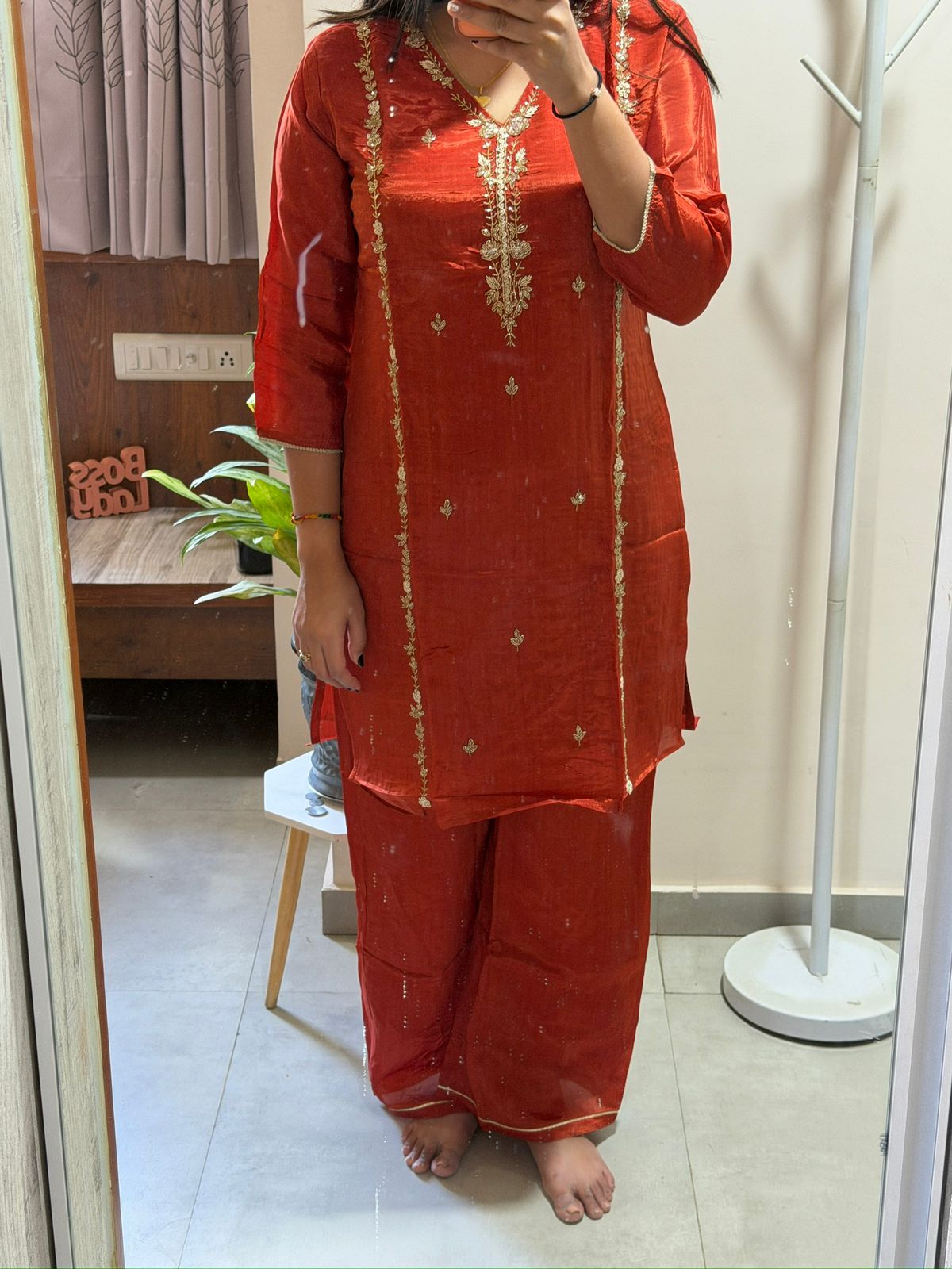 Ruhani Embroidered Suit Set