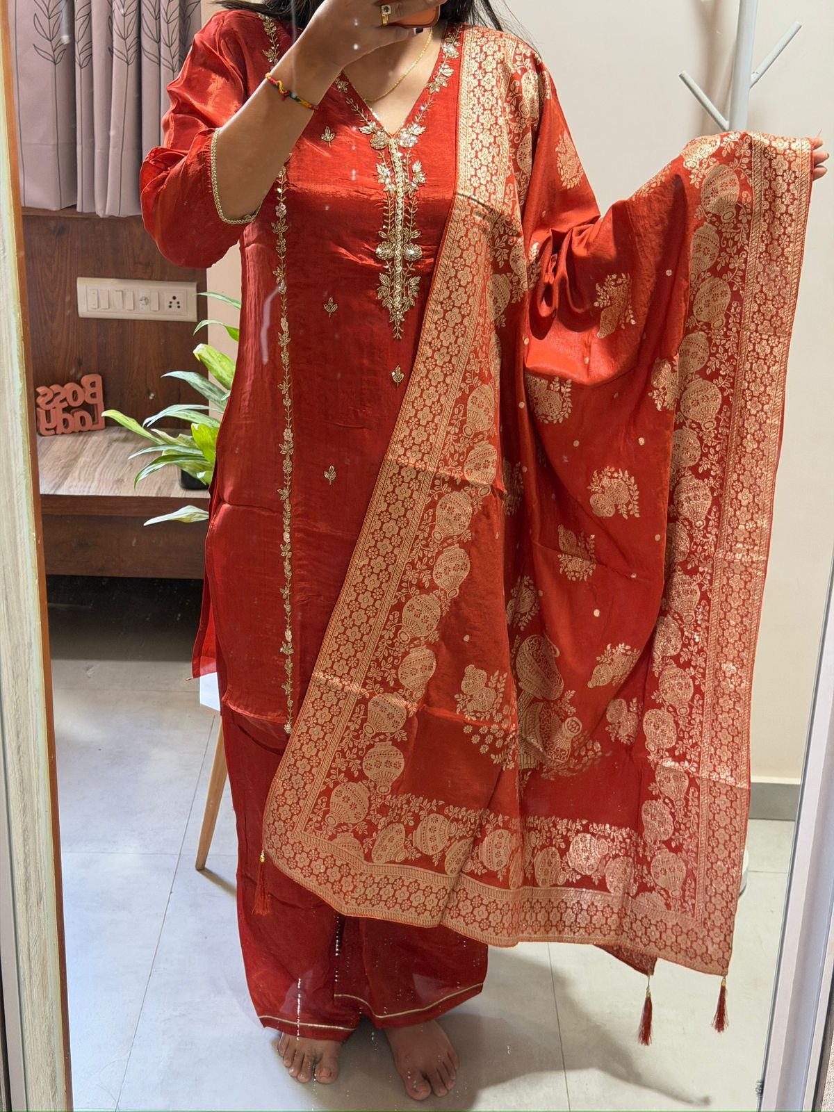 Ruhani Embroidered Suit Set